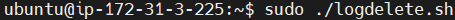 Parse and Delete Linux Logs using Shell Script 8