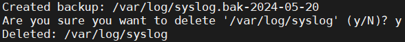 Parse and Delete Linux Logs using Shell Script 9