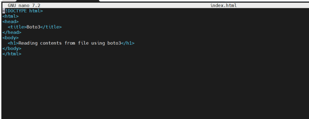 Read File Content from S3 Bucket using Boto3 7