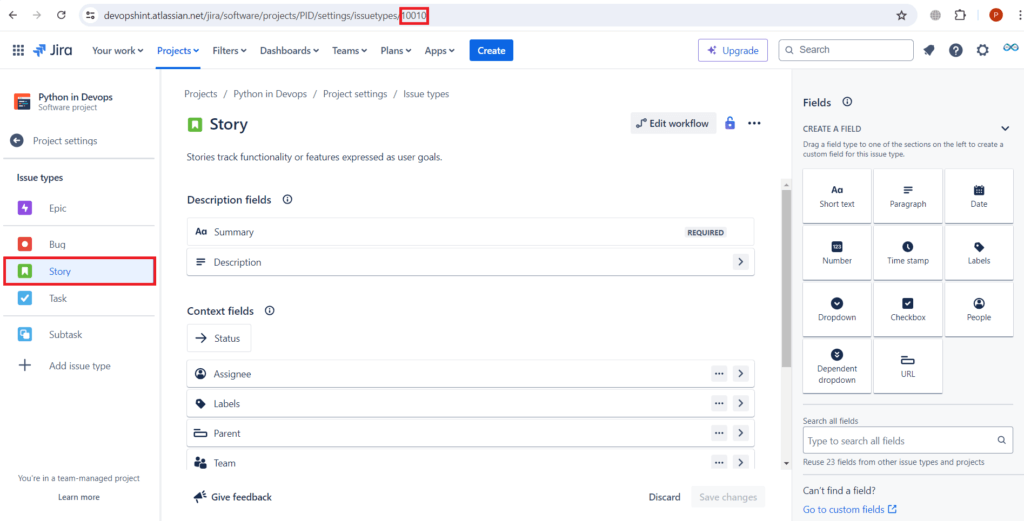 Python Script to Create Jira ticket 27