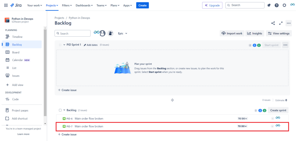 Python Script to Create Jira Ticket using GitHub Events 18