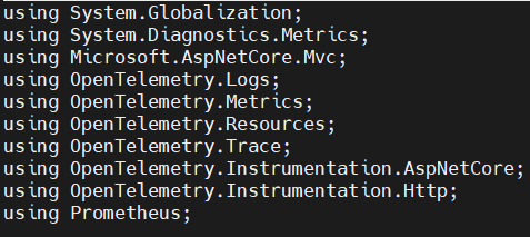 Collect HTTP Metrics for .NET Application using OpenTelemetry and Prometheus 6