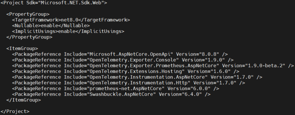 Collect HTTP Metrics for .NET Application using OpenTelemetry and Prometheus 17