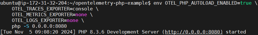 Integrate OpenTelemetry for PHP Application with Zero-Code Instrumentation 23