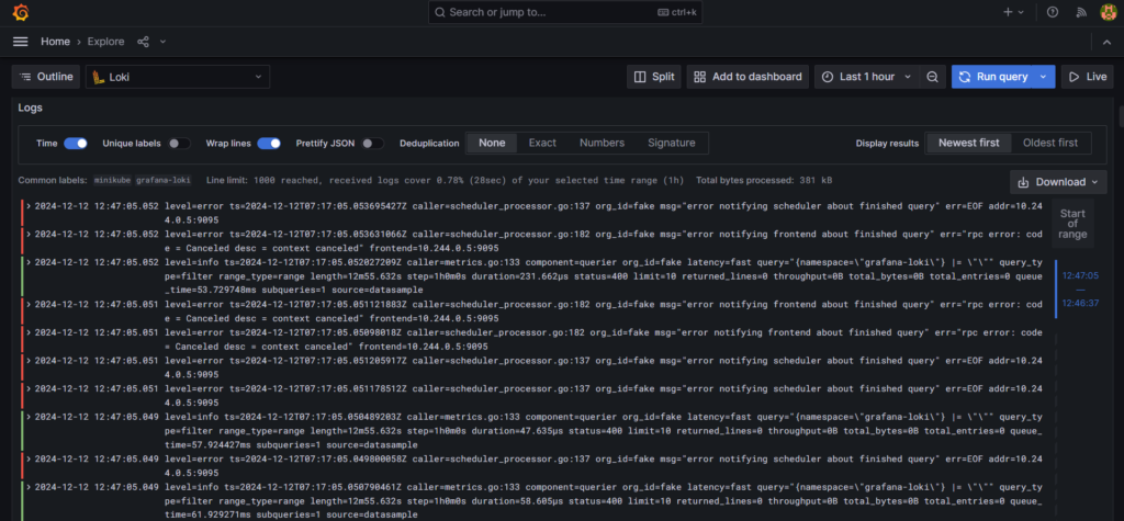 Kubernetes Metrics and Logs using Prometheus, Filebeat, and Grafana Loki 43