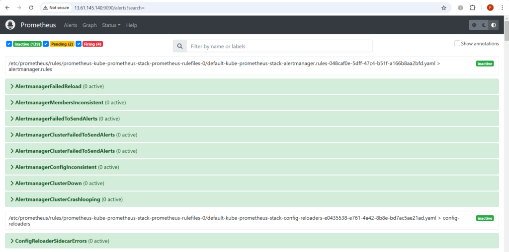 Set up Prometheus Alert Manager for Kubernetes Cluster with Custom Alerts 33