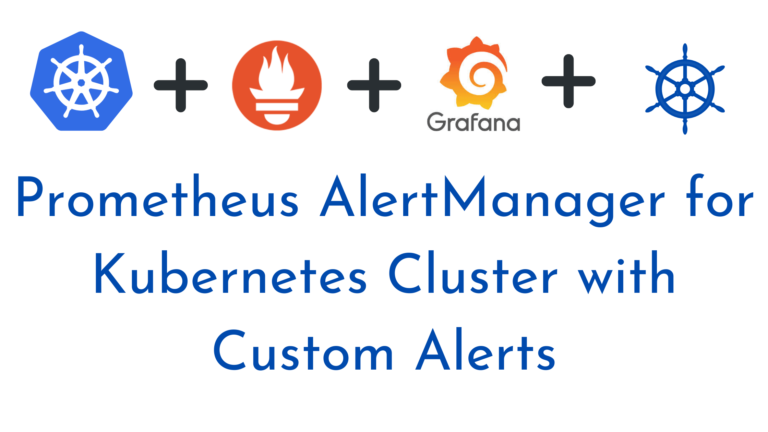 Prometheus AlertManager for Kubernetes Cluster with Custom Alerts