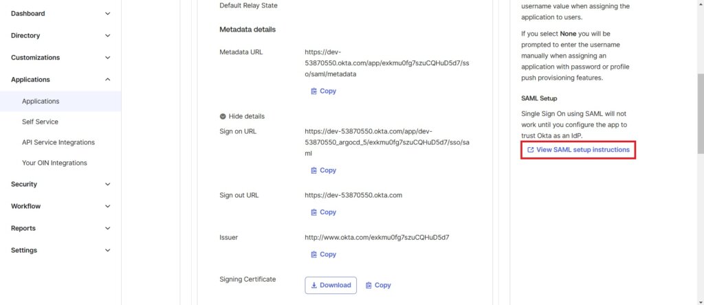 Configure Single Sign-On (SSO) for ArgoCD using OKTA 27