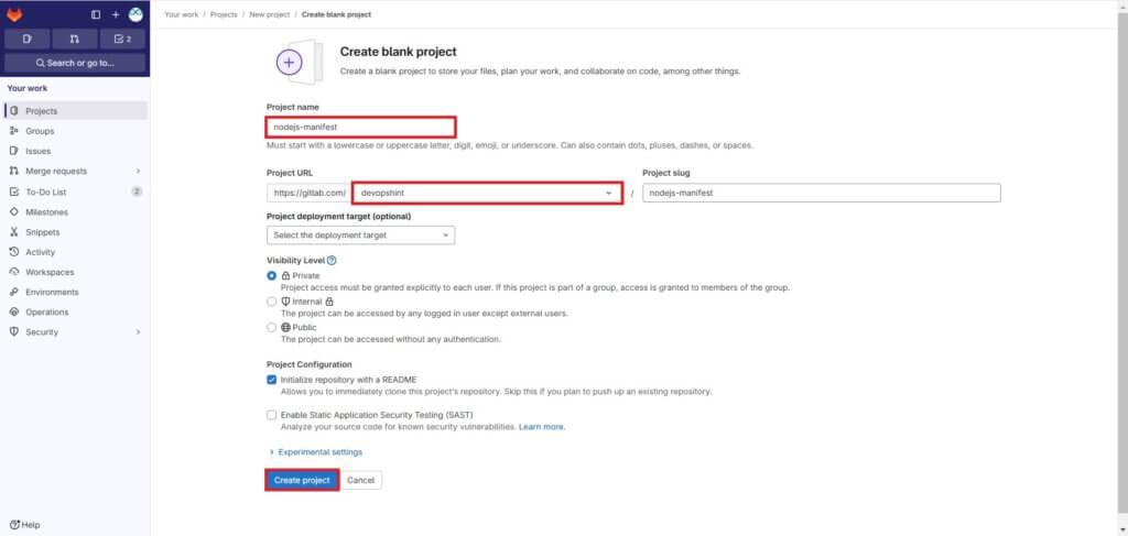 Automated Application Deployment to Kubernetes with Helm, GitLab and ArgoCD 5