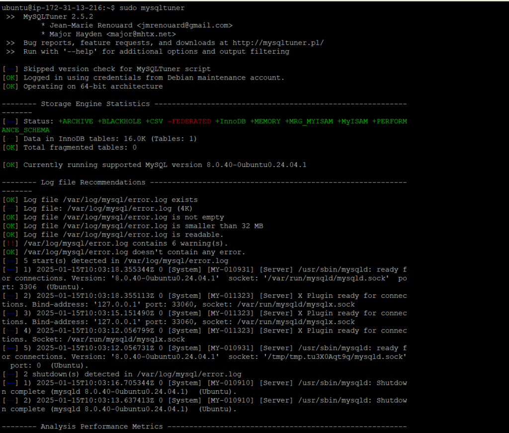 Performance Tuning for Linux Servers with Examples 25