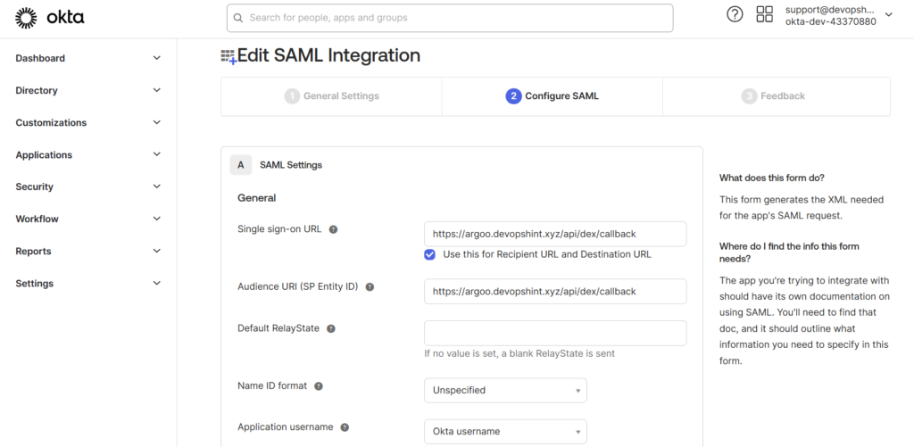 Configure Single Sign-On (SSO) for ArgoCD using OKTA 17