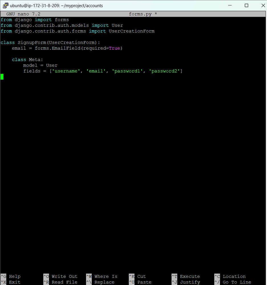 Multi Tier WebApp with Python Django and PostgreSQL 23