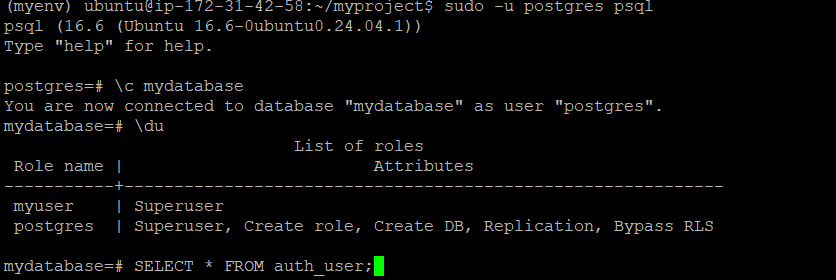 Multi Tier WebApp with Python Django and PostgreSQL 48