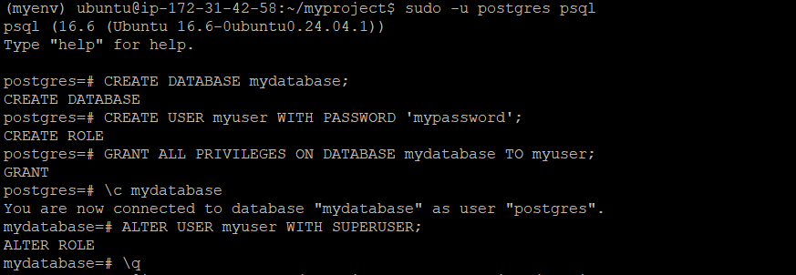 Multi Tier WebApp with Python Django and PostgreSQL 13