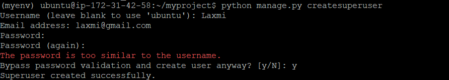 Multi Tier WebApp with Python Django and PostgreSQL 42