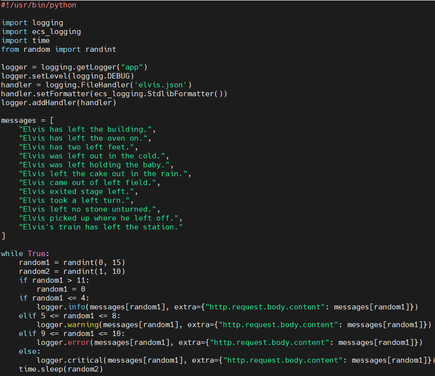 Monitor Python App Logs with Elastic Stack 9