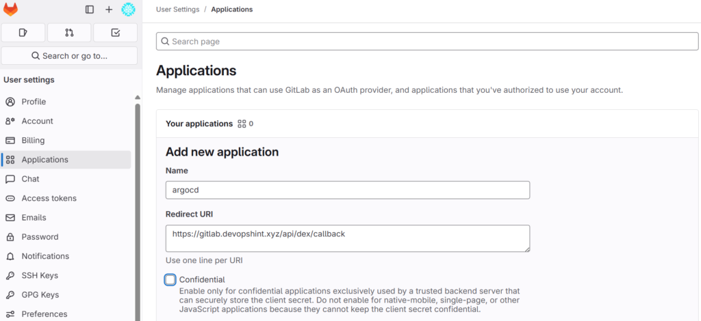 Integrating GitLab Single Sign-On (SSO) with ArgoCD 6