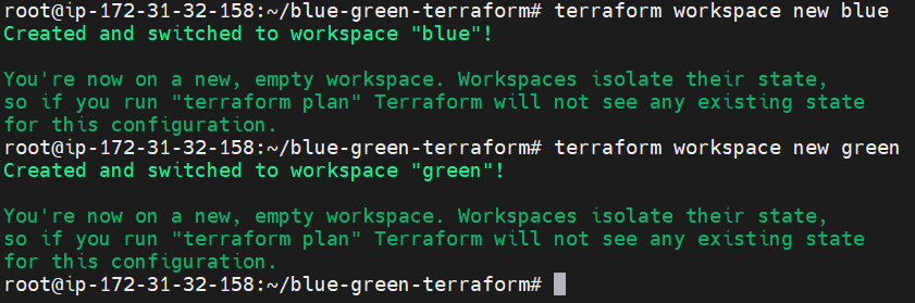 Blue-Green Deployment Using Terraform 3