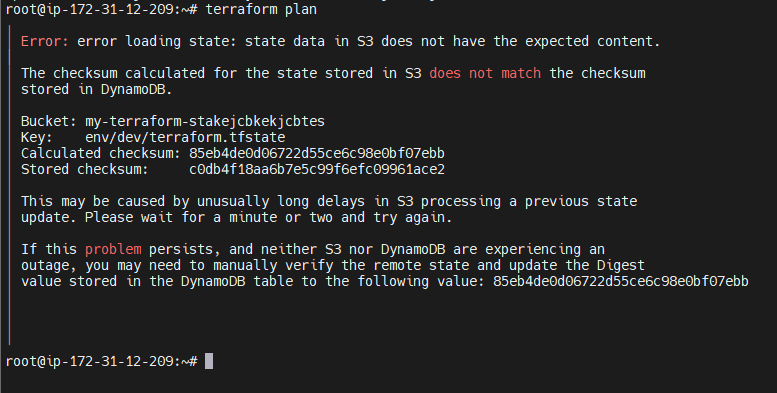 Terraform State File Corruption Recovery 4