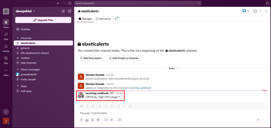 Send Alerts to Slack Using Elastic Stack 49