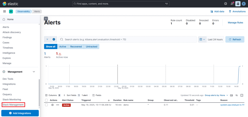 Send Email Alerts Using Elastic Stack 28