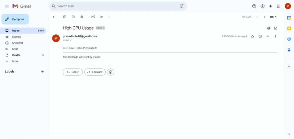 Send Email Alerts Using Elastic Stack 40