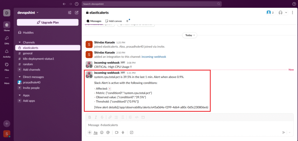 Send Alerts to Slack Using Elastic Stack 54
