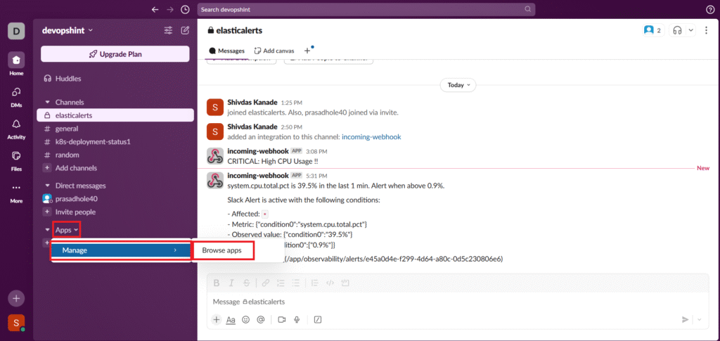 Send Alerts to Slack Using Elastic Stack 34