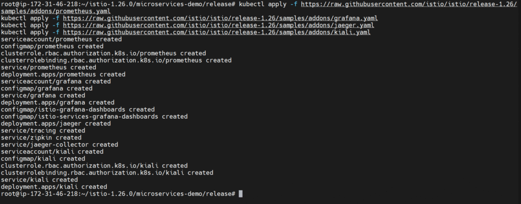 Installing Istio Service Mesh with Observability Add-ons on Ubuntu 24.04 LTS 8