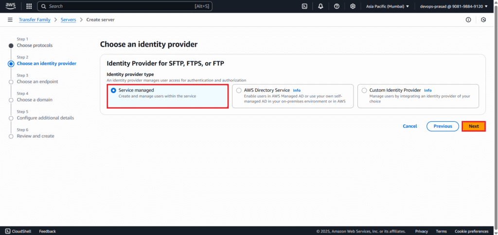 Secure SFTP Setup Using AWS Transfer Family 18