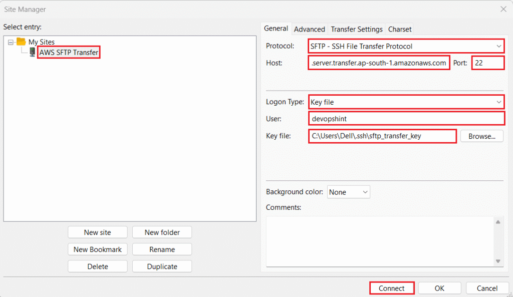 Secure SFTP Setup Using AWS Transfer Family 41