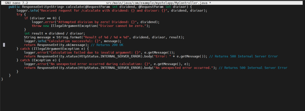 Monitoring Java API 5xx alerts with OpenTelemetry, Prometheus, and Grafana 16
