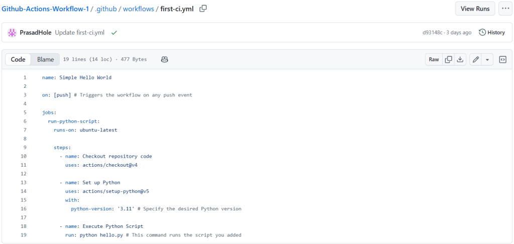 GitHub Actions Tutorial for Beginners 3