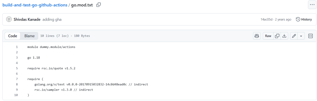 Building and Testing Go Project on GitHub Actions 3